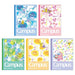 Pokemon Center Campus Notebook B Ruled 5 Patterns 5 Book Pack Watercolor Pattern- Japan Figure Store - #1 Bring To You The Best Japanese Goods