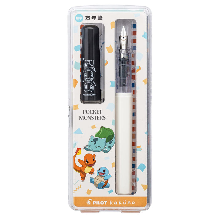 Pokemon Center Kakuno Fountain Pen Bulbasaur + Charmander + Squirtle- Japan Figure Store - #1 Bring To You The Best Japanese Goods