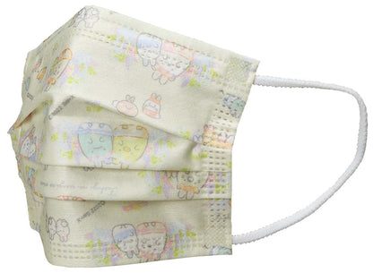 Skater Mskp30-A Sumikko Gurashi Rabbit Oniwa 30-Layer Non-Woven Mask For Kids 30 Pieces Kid Masks- Japan Figure Store - #1 Bring To You The Best Japanese Goods