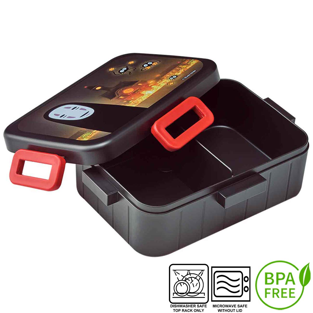 Skater 4-Point Lock Lunch Box 650Ml Lunch Box Spirited Away Ghibli Made In Japan Yzfl7- Japan Figure Store - #1 Bring To You The Best Japanese Goods