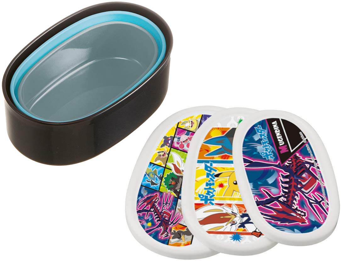 Skater Pokemon Antibacterial Storage Container Set Of 3 - Made In Japan - 860Ml - Srs3Sag- Japan Figure Store - #1 Bring To You The Best Japanese Goods
