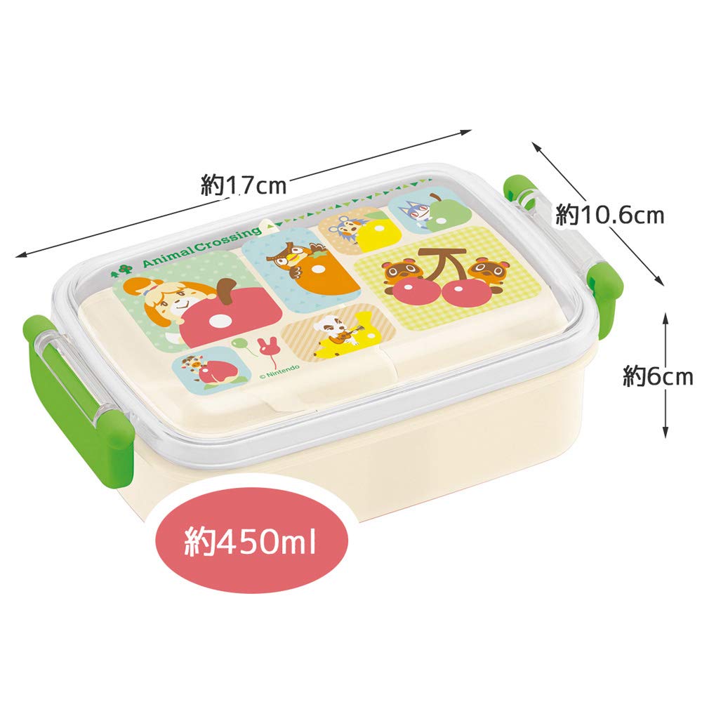 SKATER Animal Crossing Antibacterial Tight Lunch Box 450Ml- Japan Figure Store - #1 Bring To You The Best Japanese Goods
