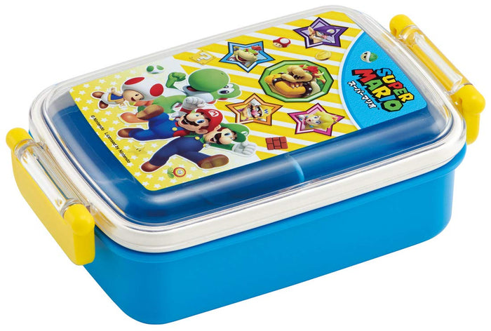SKATER Super Mario Antibacterial Tight Lunch Box 450Ml- Japan Figure Store - #1 Bring To You The Best Japanese Goods