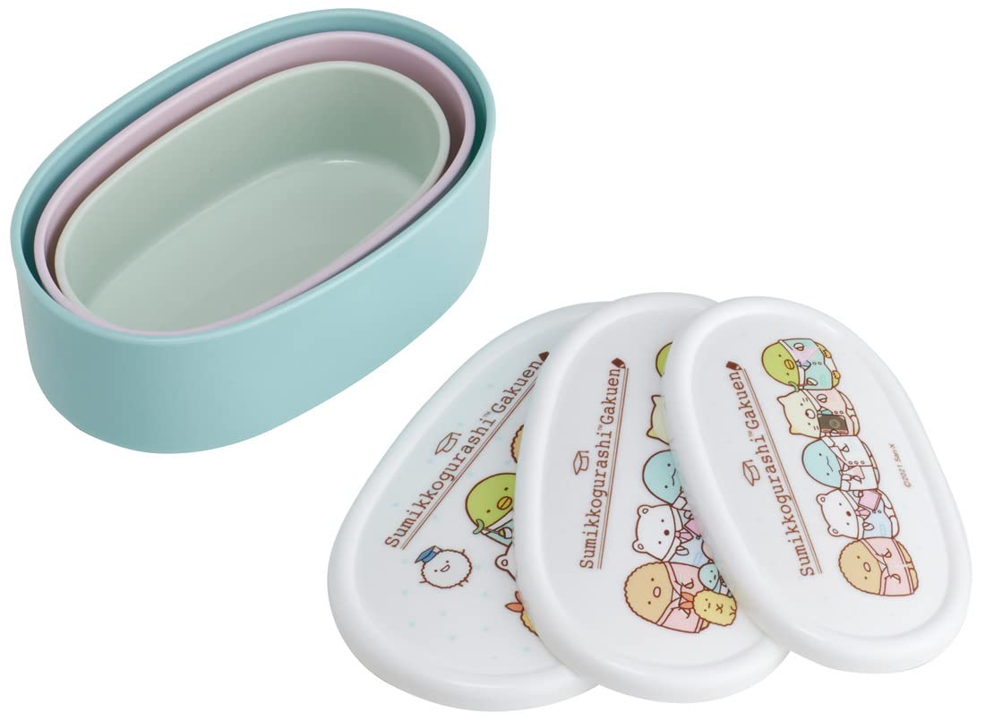 SKATER Sumikko Gurashi Lunch Container Set 3 Pcs- Japan Figure Store - #1 Bring To You The Best Japanese Goods