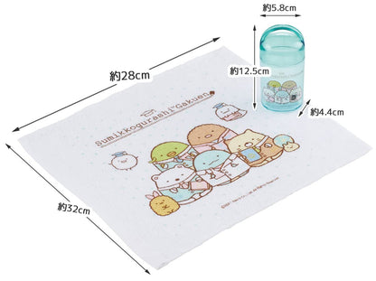 SKATER Sumikko Gurashi Hand Towel With Case- Japan Figure Store - #1 Bring To You The Best Japanese Goods