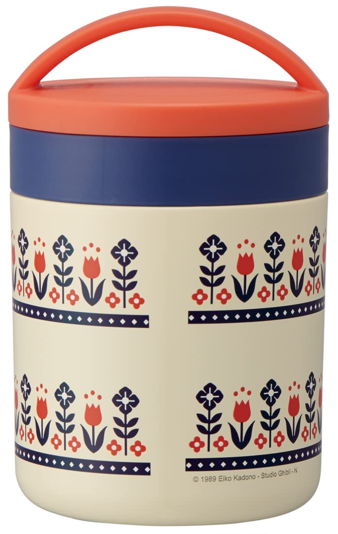 Thermal And Cold Insulated Delica Pot Modern Flower Ljfc3Ag Kiki'S Delivery Service- Japan Figure Store - #1 Bring To You The Best Japanese Goods