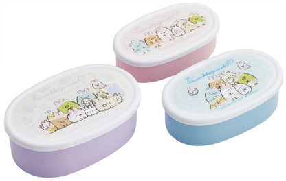 Skater Bento Box Sumikkogurashi Rabbit Rice 860Ml Set Of 3 Sealed Container Storage Container Made In Japan Srs3Sag-A- Japan Figure Store - #1 Bring To You The Best Japanese Goods