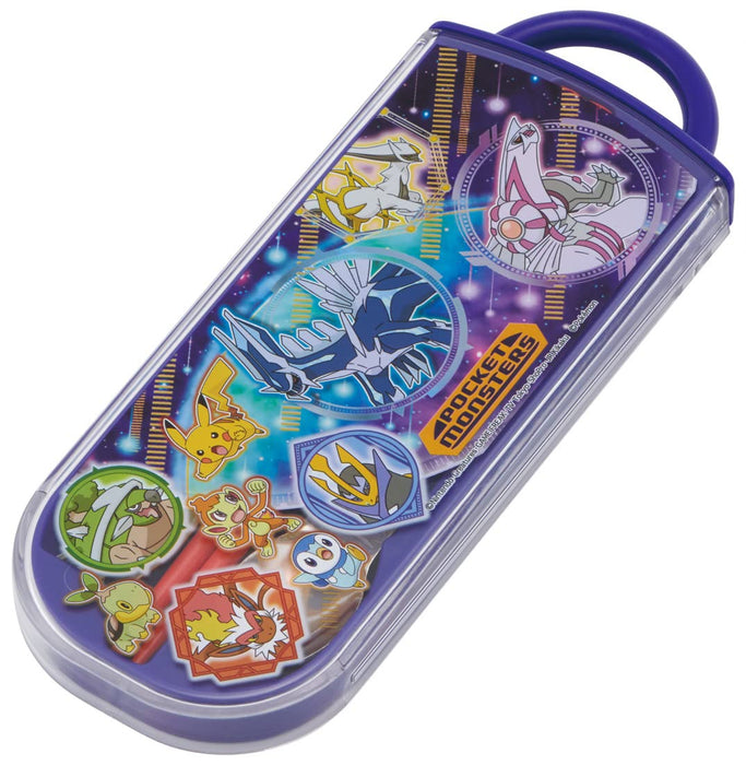 Pokemon Center Antibacterial Dishwashing Compatible Chopsticks Set W/ Fork Spoon & Case 22- Japan Figure Store - #1 Bring To You The Best Japanese Goods