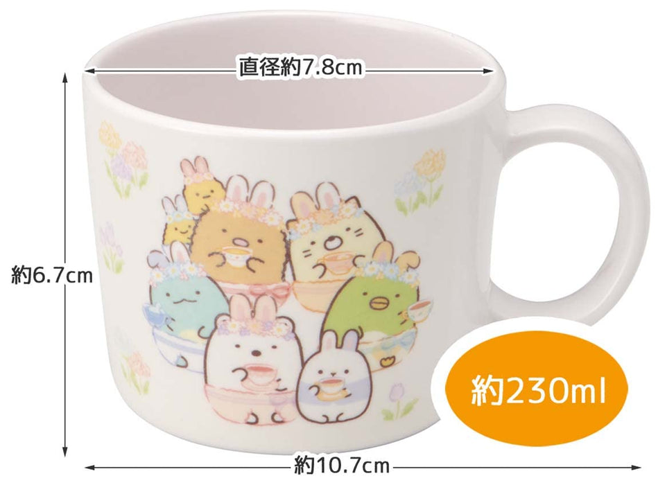 Skater Kids Melamine Mug 230Ml Sumikkogurashi Rabbit Rice Japan M310-A- Japan Figure Store - #1 Bring To You The Best Japanese Goods