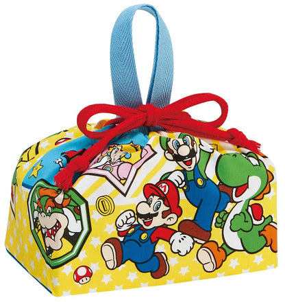 SKATER Super Mario Lunch Drawstring Bag- Japan Figure Store - #1 Bring To You The Best Japanese Goods