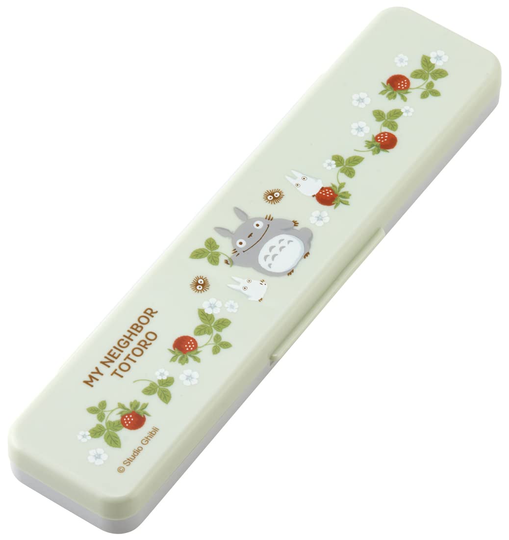 Skater Combi Set Chopsticks Spoon Set My Neighbor Totoro Wooden Strawberry 18Cm Antibacterial Adult Made In Japan Ccs3Saag-A- Japan Figure Store - #1 Bring To You The Best Japanese Goods