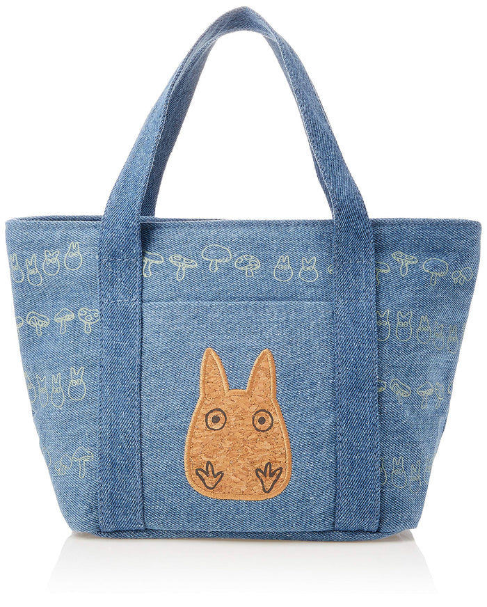 SKATER Studio Ghibli My Neighbor Totoro Denim Lunch Bag- Japan Figure Store - #1 Bring To You The Best Japanese Goods