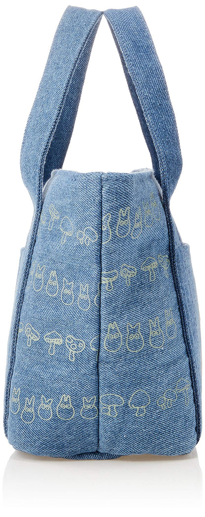 SKATER Studio Ghibli My Neighbor Totoro Denim Lunch Bag- Japan Figure Store - #1 Bring To You The Best Japanese Goods