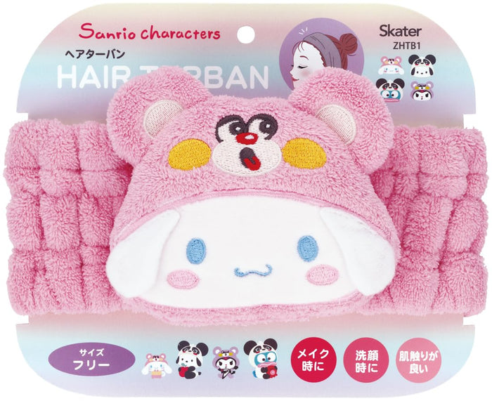 Skater Hair Turban Cinnamoroll Headpiece Sanrio ZHTB1-A- Japan Figure Store - #1 Bring To You The Best Japanese Goods