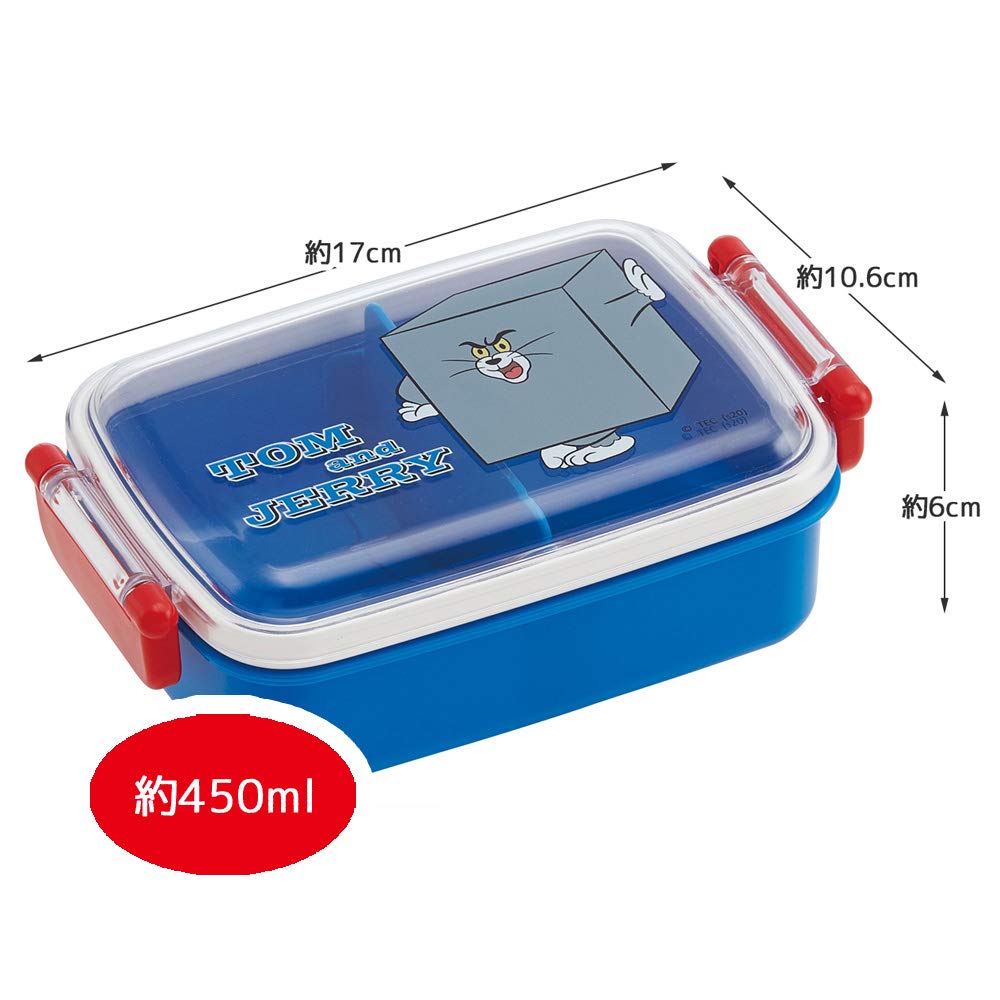 SKATER Tom And Jerry Antibacterial Tight Lunch Box 450Ml- Japan Figure Store - #1 Bring To You The Best Japanese Goods