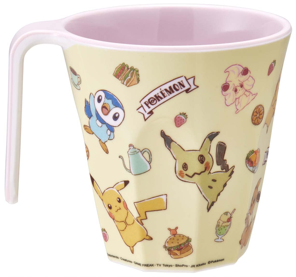 Skater 300Ml Pokemon Cafe Art Melamine Tumbler Cup W/ Handle - Japan Mth3-A- Japan Figure Store - #1 Bring To You The Best Japanese Goods
