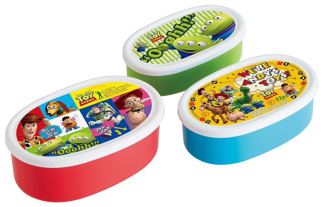 Skater Seal Storage Container 3P Set Toy Story 17 Disney Made In Japan- Japan Figure Store - #1 Bring To You The Best Japanese Goods