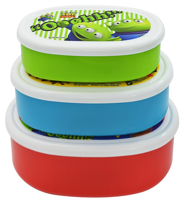 Skater Seal Storage Container 3P Set Toy Story 17 Disney Made In Japan- Japan Figure Store - #1 Bring To You The Best Japanese Goods