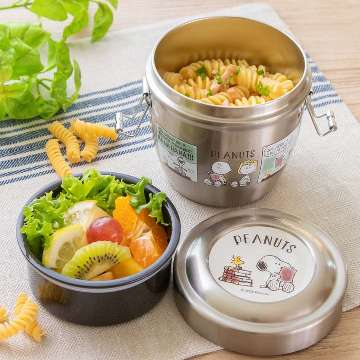 Skater Japan Stainless Steel Insulated Bento Box Snoopy Comic 550Ml- Japan Figure Store - #1 Bring To You The Best Japanese Goods