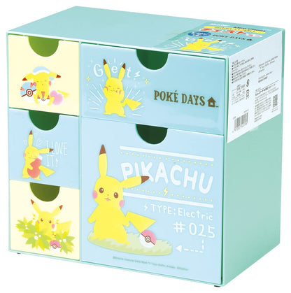 SKATER Pokemon Mini Chest Drawers- Japan Figure Store - #1 Bring To You The Best Japanese Goods