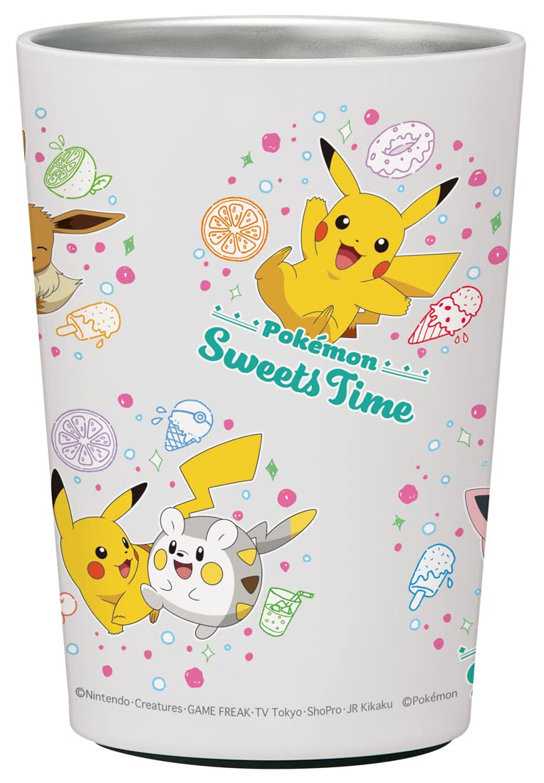 Skater Japan Pocket Monster Vacuum Insulated Coffee Tumbler 400Ml Stainless Steel Stcv2-A- Japan Figure Store - #1 Bring To You The Best Japanese Goods
