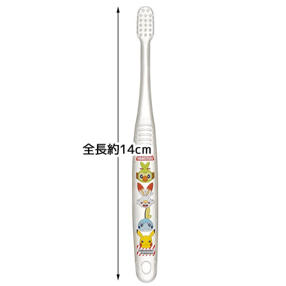 SKATER Clear Soft Toothbrush Set 3 Pcs For Kindergarten Kids Pokemon- Japan Figure Store - #1 Bring To You The Best Japanese Goods