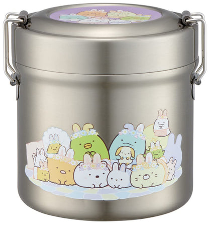 Skater Vacuum Stainless Steel Lunch Box Sumikko Gurashi Mysterious Rabbit Rice 600Ml Japan Antibacterial Bowl Stlb1Ag_590412- Japan Figure Store - #1 Bring To You The Best Japanese Goods