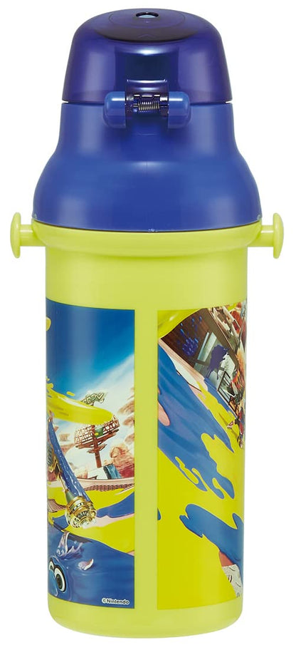 Skater 480ml Splatoon 3 Water Bottle Antibacterial Plastic Japan PSB5SANAG-A- Japan Figure Store - #1 Bring To You The Best Japanese Goods