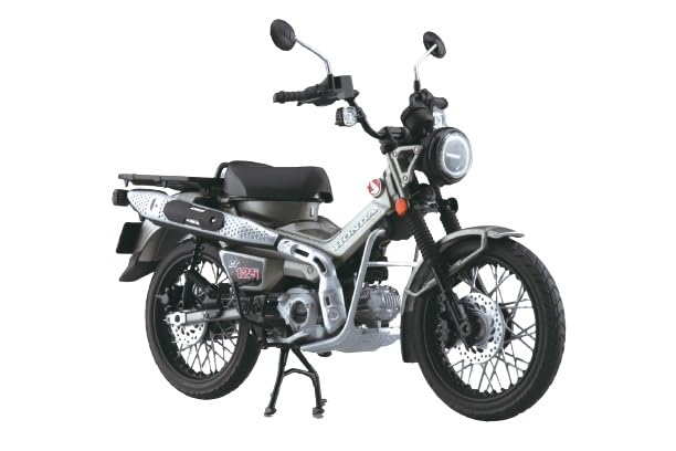 Honda CT125 1/12 Bike Aoshima Matte Armored Silver Metallic- Japan Figure Store - #1 Bring To You The Best Japanese Goods