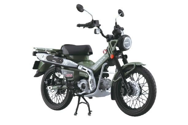 Honda Ct125 Pearl Organic Green 1/12 Bike - Qingdao Cultural Textbook Society (Aoshima)- Japan Figure Store - #1 Bring To You The Best Japanese Goods