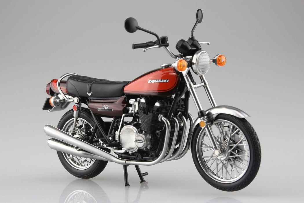 AOSHIMA Skynet 04620 Kawasaki 750Rs Z2 Fire Ball 1/12 Scale Finished Model- Japan Figure Store - #1 Bring To You The Best Japanese Goods