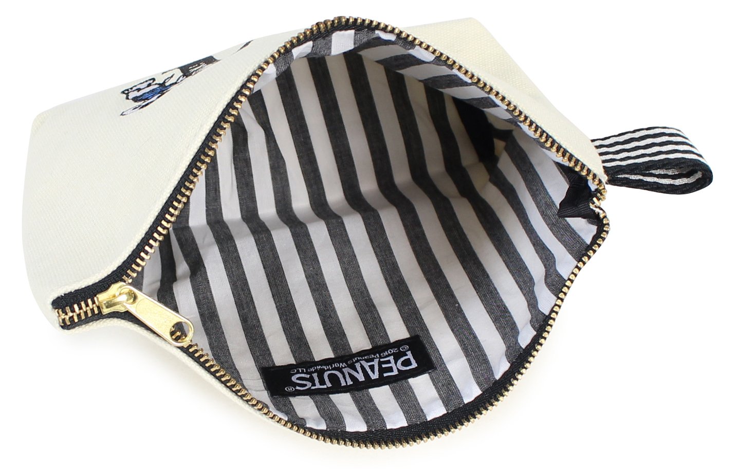 SHOBIDO Snoopy Initial Pouch M- Japan Figure Store - #1 Bring To You The Best Japanese Goods