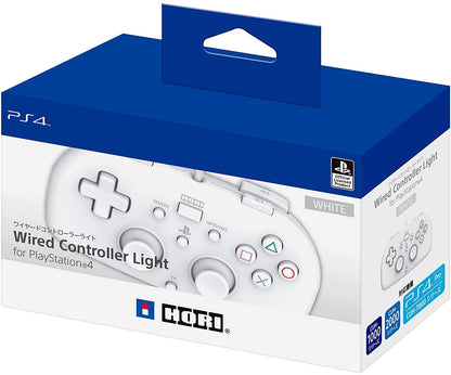 HORI Ps4 Playstation 4 Wired Controller Light White- Japan Figure Store - #1 Bring To You The Best Japanese Goods