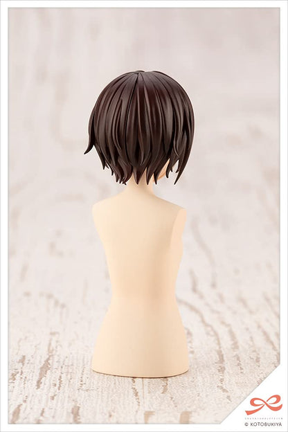 KOTOBUKIYA Sousai Shoujo Teien 1/10 After School Short Wig A White & Chocolate Brown Plastic Model- Japan Figure Store - #1 Bring To You The Best Japanese Goods