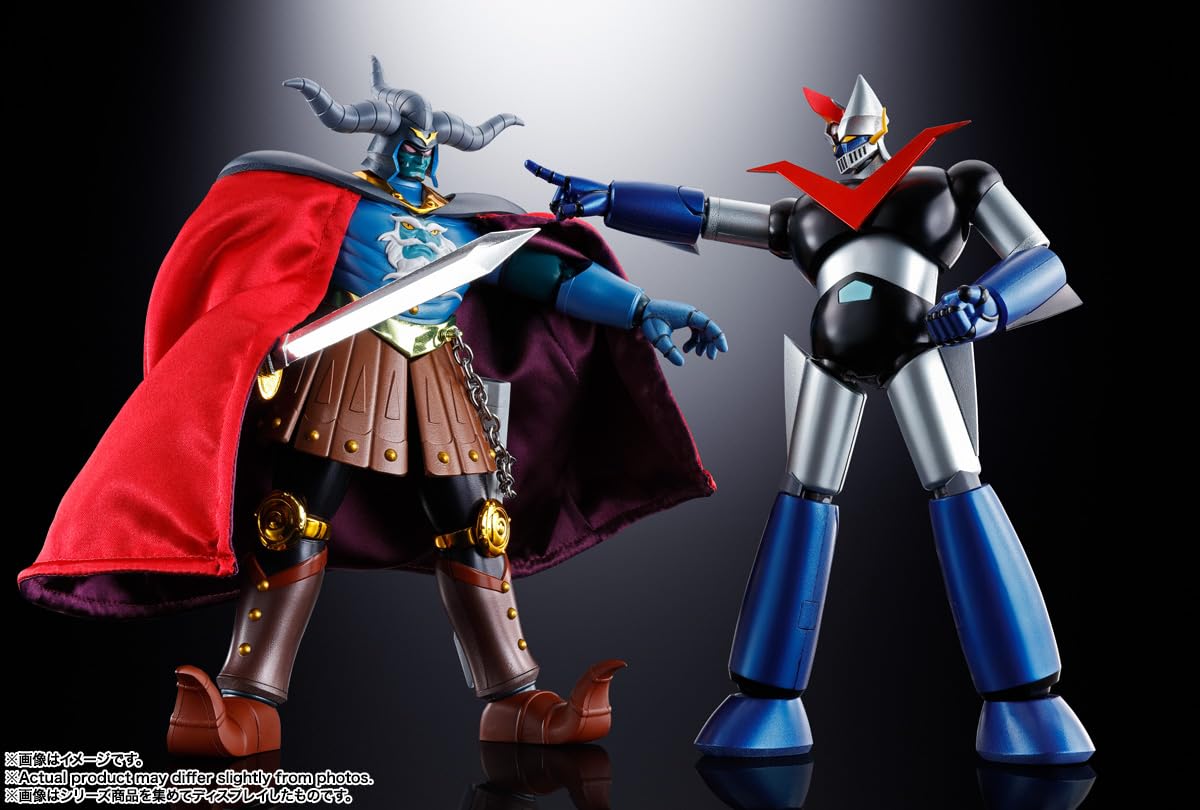 Bandai Spirits Soul of Chogokin Mazinger Z vs Dark General 210mm Movable Die Cast Figure- Japan Figure Store - #1 Bring To You The Best Japanese Goods