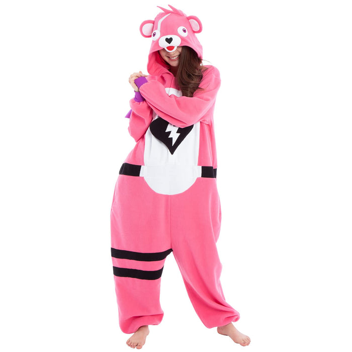 Southwark Fleece Kigurumi Pink Bear M Szc-218- Japan Figure Store - #1 Bring To You The Best Japanese Goods