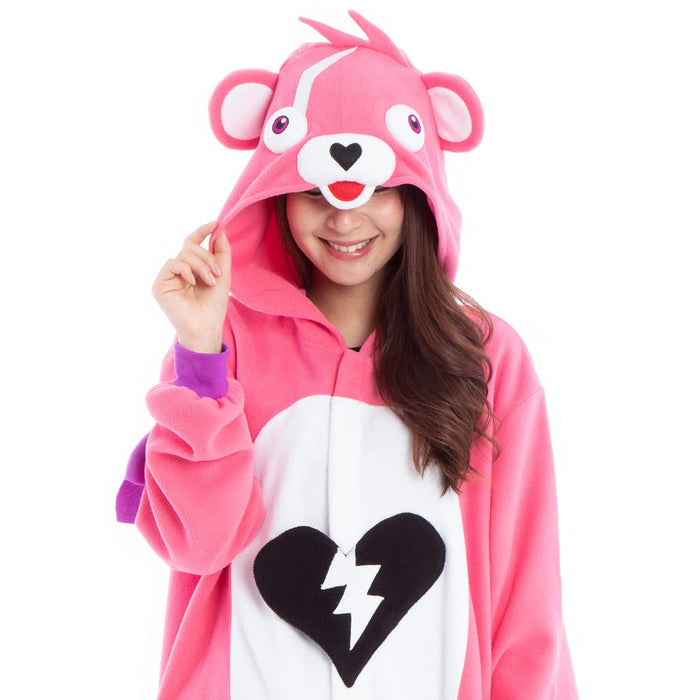Southwark Fleece Kigurumi Pink Bear M Szc-218- Japan Figure Store - #1 Bring To You The Best Japanese Goods