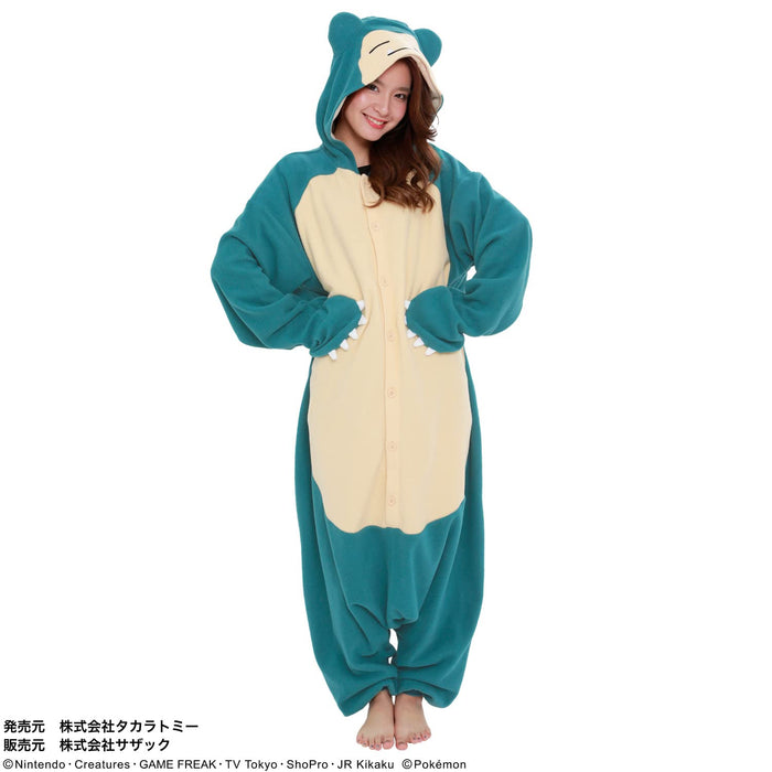Southark Fleece Kigurumi Sazac Snorlax Tmy-032 Free Size- Japan Figure Store - #1 Bring To You The Best Japanese Goods