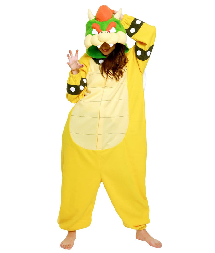 Southwark Fleece Sazac Kigurumi Super Mario Bowser Ban-068 Free Size- Japan Figure Store - #1 Bring To You The Best Japanese Goods