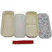 Square Dick Bruna Miffy Silver Ion Antibacterial 2 Tier Lunch Box 190+190Ml Bw21-3- Japan Figure Store - #1 Bring To You The Best Japanese Goods