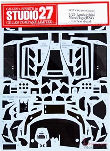 Studio27 St27 Cd24008 Lamborghini Murcielago R-Sv Carbon Decal For Aoshima 1/24 Scale Car Decal- Japan Figure Store - #1 Bring To You The Best Japanese Goods