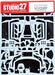 Studio27 St27 Cd24008 Lamborghini Murcielago R-Sv Carbon Decal For Aoshima 1/24 Scale Car Decal- Japan Figure Store - #1 Bring To You The Best Japanese Goods