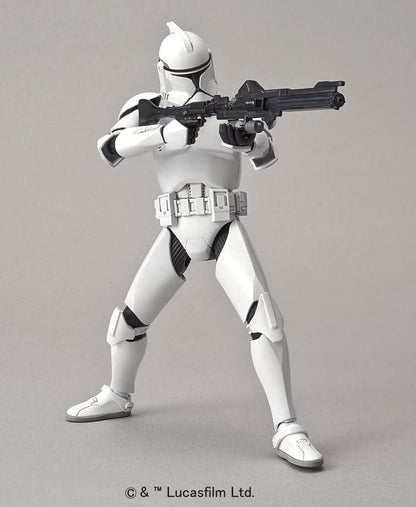 Bandai Spirits Star Wars Clone Trooper Model 1/12 Scale Color-Coded Plastic- Japan Figure Store - #1 Bring To You The Best Japanese Goods