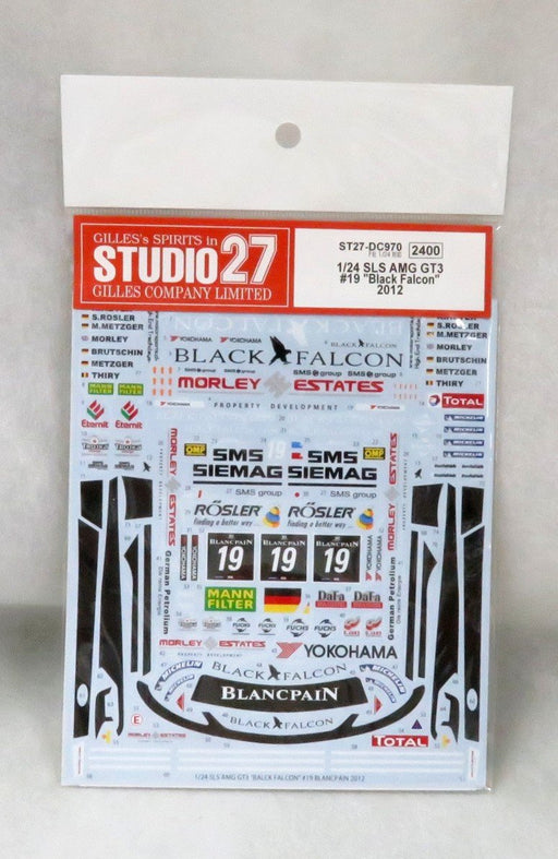 Studio27 St27 Dc970 Mercedes Benz Sls Amg Gt3 19 B Falcon Decal For Fujimi 1/24 Car Toy Decal- Japan Figure Store - #1 Bring To You The Best Japanese Goods