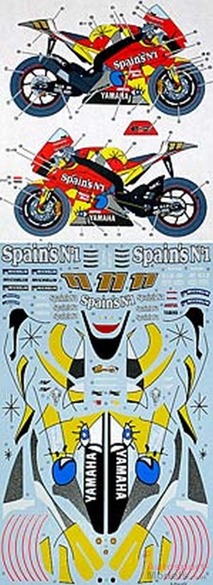 Studio27 1/12 Yamaha Yzr-M1 Tech3 #5 2005 Japanese Yamaha Motorbike Model Decal- Japan Figure Store - #1 Bring To You The Best Japanese Goods
