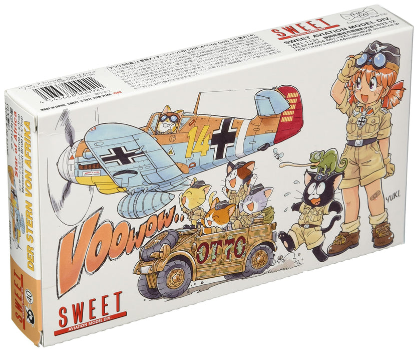 Suite 1/144 African Star Luftwaffe Messerschmitt Bf109F-4 / Trop Plastic Model 14140- Japan Figure Store - #1 Bring To You The Best Japanese Goods