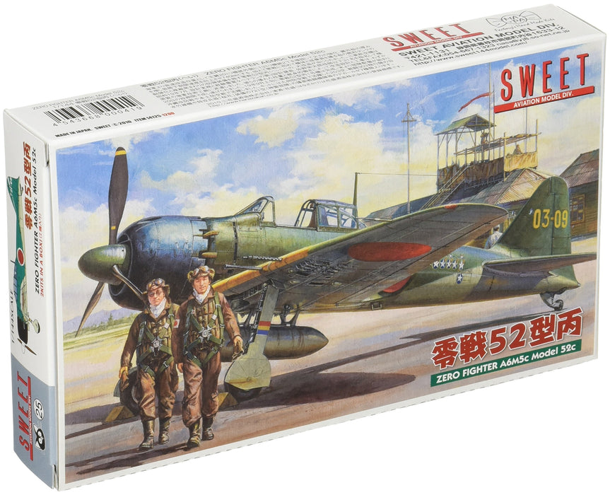 SWEET 25 Zero Fighter A6M5C Model 52C 1/144 Scale Plastic Model Kit- Japan Figure Store - #1 Bring To You The Best Japanese Goods