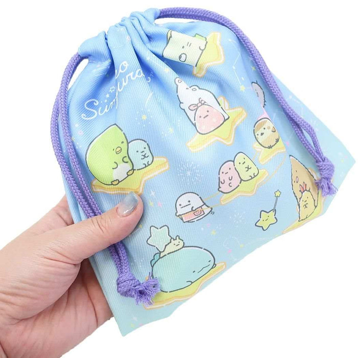 Sumikko Gurashi [Drawstring Bag] Kinchaku Pouch / Starry Sky San-X- Japan Figure Store - #1 Bring To You The Best Japanese Goods