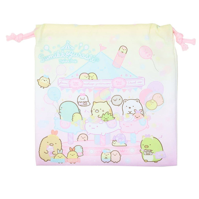 Sumikko Gurashi [Drawstring Bag] Kinchaku Pouch/Tapioka Park San-X- Japan Figure Store - #1 Bring To You The Best Japanese Goods