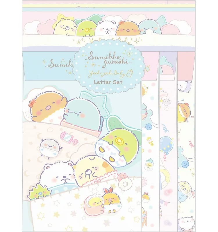 SAN-X Letter Set Sumikko Gurashi Sumikko Baby Lh76602- Japan Figure Store - #1 Bring To You The Best Japanese Goods
